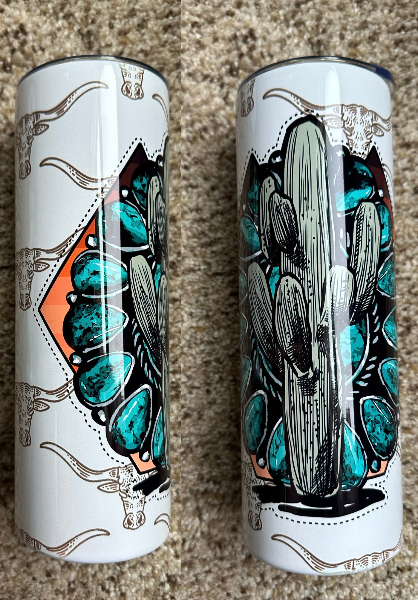 Western 20oz Skinny Tumblers