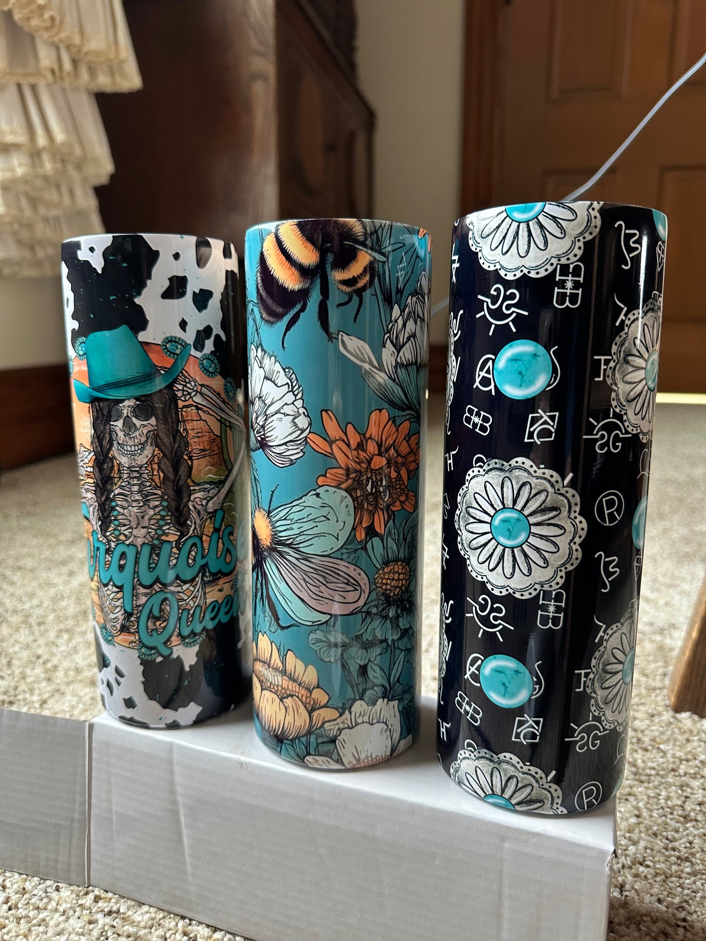 Western 20oz Skinny Tumblers