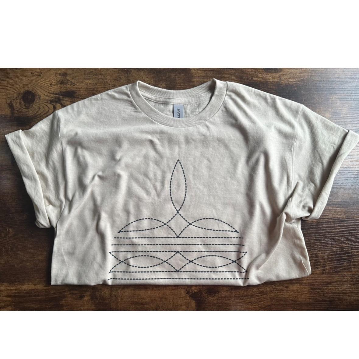 Boot stitch tees, crewneck, sweatshirt, western