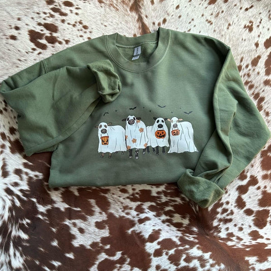 Bull Sheet Crewneck Halloween