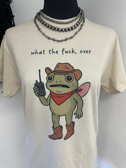 Cowboy frog tee crewneck sweatshirt